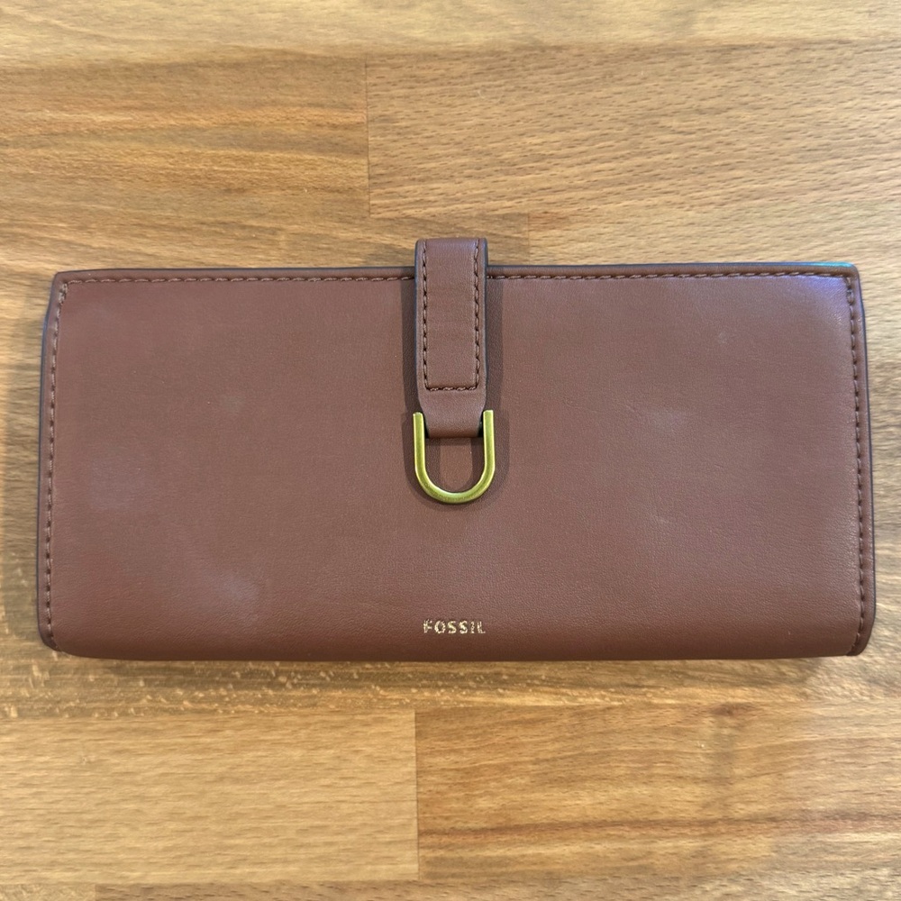 FOSSIL Kier Vegan Cactus Tab Clutch